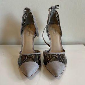 Antonio Melani Grey D’orsay Heels Size 11M